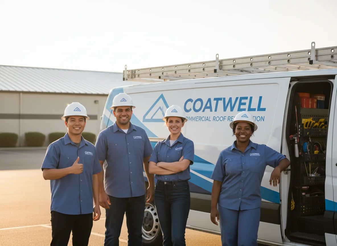 Commercial roof coating company in Swansea, MA